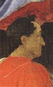 Sandro Botticelli Mago wearing a red mantle (mk36) Sweden oil painting artist